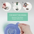 thumbnail image 5 of 5-Pack Shower Drain Hair Catcher | Tub & Sink Drain Cover with Suction Cups | Multi-Color Drain Strainers for Bathroom & Kitchen | Helps Prevent Clogs, 5 of 7