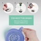thumbnail image 5 of Paquete de 5 cubiertas para coladores de desagüe | Atrapacabellos para ducha y lavabo, bañeras y desagües de baño | Protectores de desagüe antiobstrucción con ventosas | Blanco, gris, negro, azul y, 5 of 7