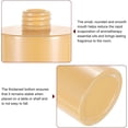 thumbnail image 4 of HARFINGTON 4pcs Empty Glass Diffuser Bottle 140ml/4.7oz Refillable Fragrance Accessories Aromatherapy Jar Container for Replace Reed Diffuser Home Bathroom Pale Orange with Gold Tone Cap, 4 of 6