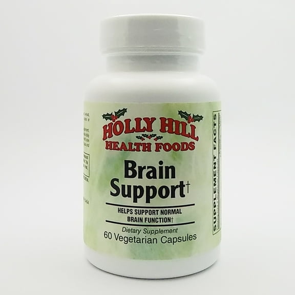Holly Hill Health Foods, Brain Support, 60 Vegetarian Capsules