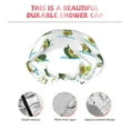 thumbnail image 4 of KLL Cute Avocado Yoga Pattern Shower Cap & Bath Cap for Women,Reversible Oversized Waterproof Shower Caps for all Hair Lengths,Elastic Reusable Bathing Hair Cap, 4 of 7