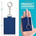 thumbnail image 2 of SUPERIOR ESSENTIALS Nylon Thread Wallet - Front Pocket Minimalist Wallet for Men and Women with a Classy D-Ring and Anchor Chain - Reward Yourself with our Classy Slim Wallet Card Holder Blue, 1PC, 2 of 7
