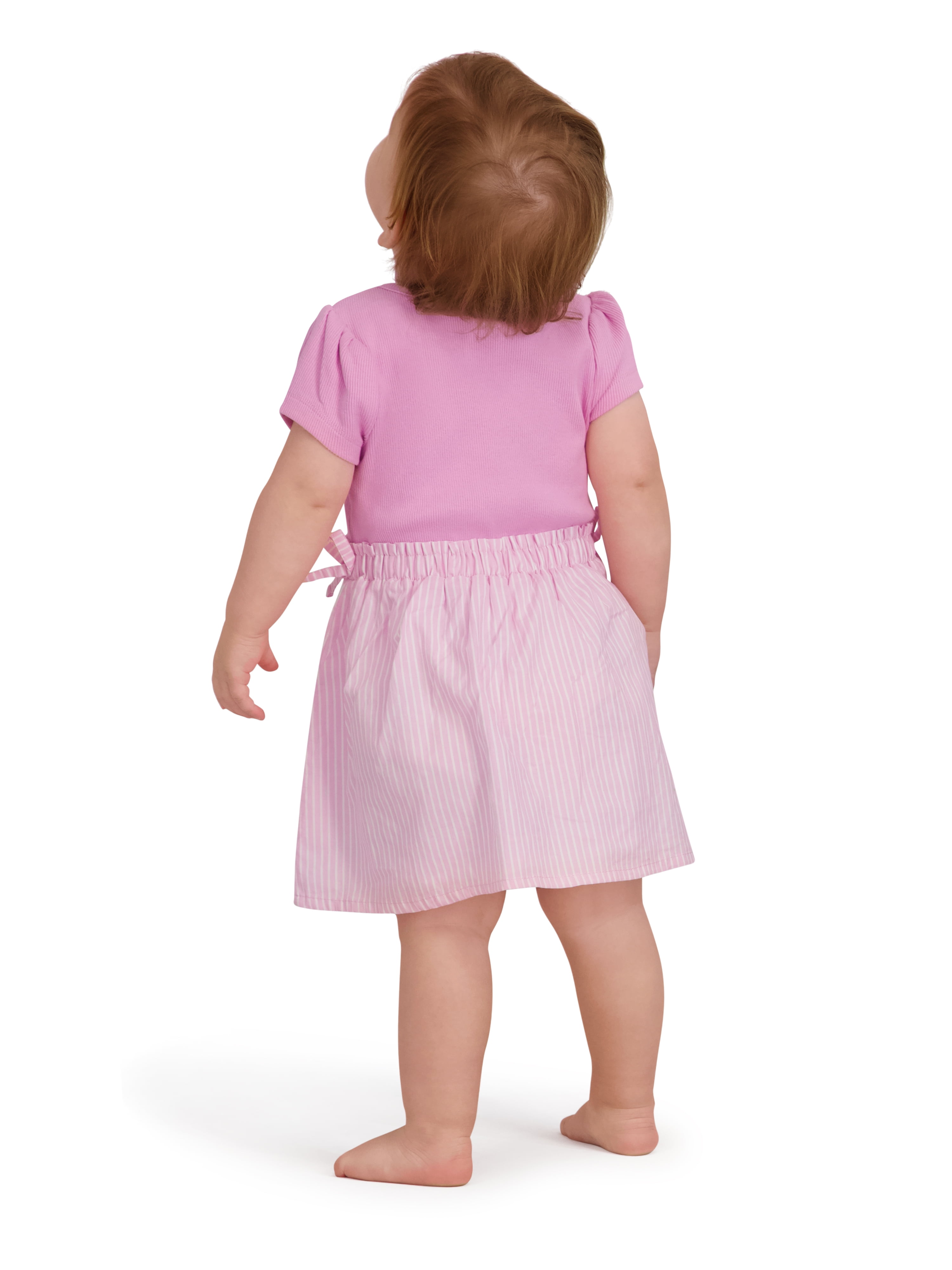 Princesses Toddler Girls Woven Short Sleeve Dress, Sizes 12 Months-5T