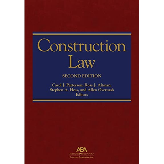 Pre-Owned Construction Law, Second Edition, 9781641054645, 1641054646, Hardcover, 2nd edition