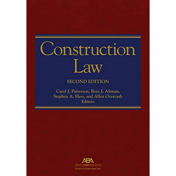 Pre-Owned Construction Law, Second Edition, 9781641054645, 1641054646, Hardcover, 2nd edition