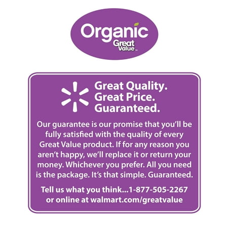 Great Value Organic Ground Flax Seed, 32 oz (907g) – USDA Certified, Allergen-Free, High Fiber