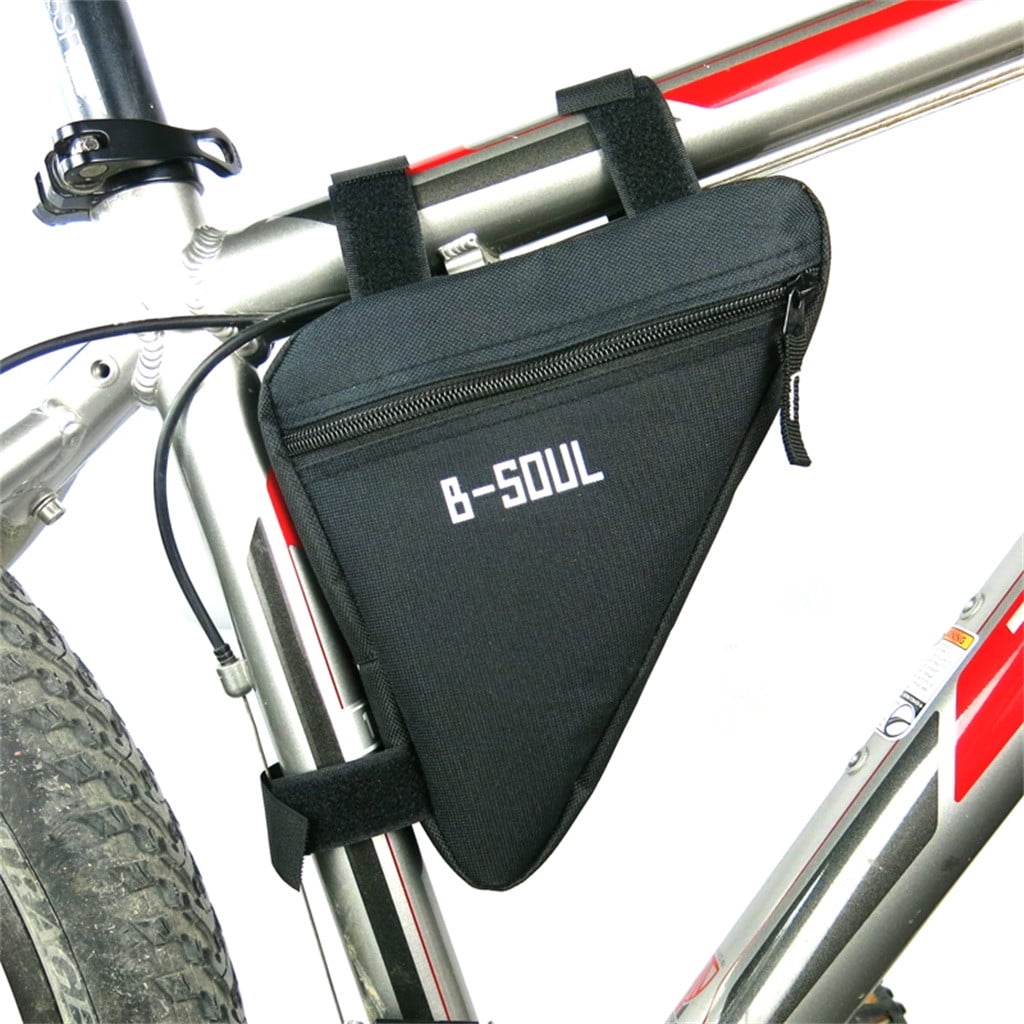 Bicycle Bike Storage Bag Triangle Saddle Frame adjustable Cycling Pouch Decor US 