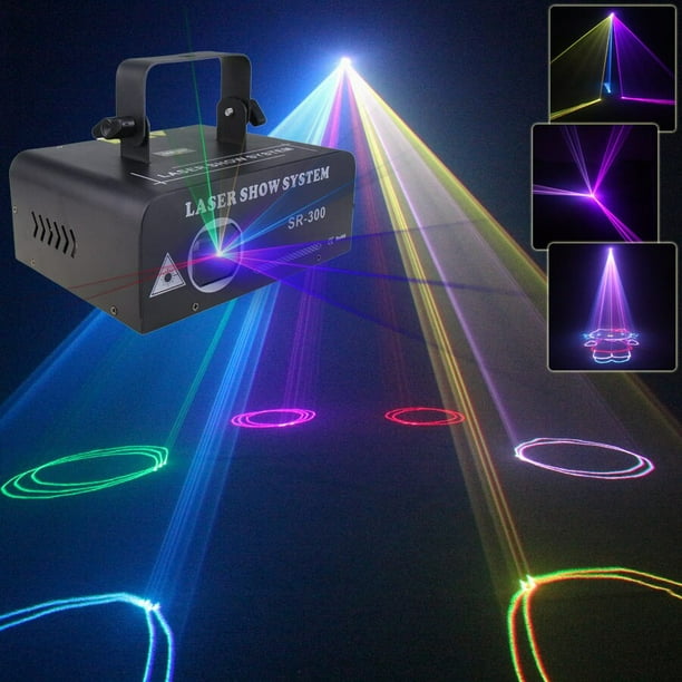 1pc Lumières De Fête De Scène DJ Disco Lumière Laser Activée
