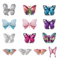 thumbnail image 2 of relayinert Butterfly aluminum foil balloon, 2 of 9