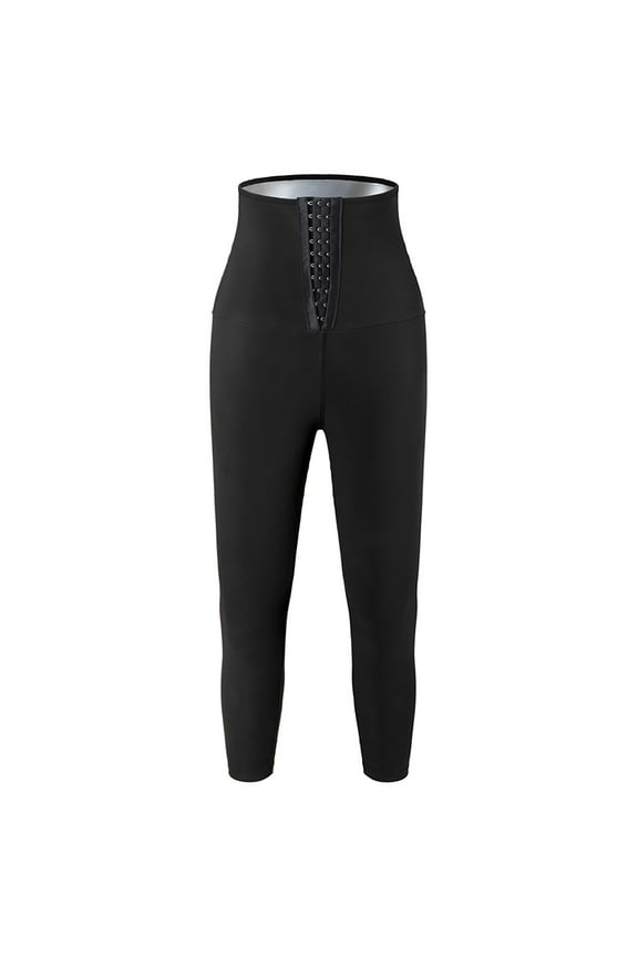 Womens Yoga Pants sweat Sauna Pants For Ladies High Waist Trainer Leggings Compression Workout Body Shaper Thighs Trousers