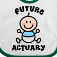 thumbnail image 4 of Inktastic Future Actuary Boys Baby Bib, 4 of 4