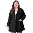 thumbnail image 1 of Abrigo Cruzado SolaMuesTalGrande Negro T XXL, 1 of 6