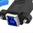 thumbnail image 5 of USB 3.0 Type-B Female to USB3.0 20Pin IDC Header Male Cable Extension 5Gbps for Disk SSD Camera Data 30cm, 5 of 5