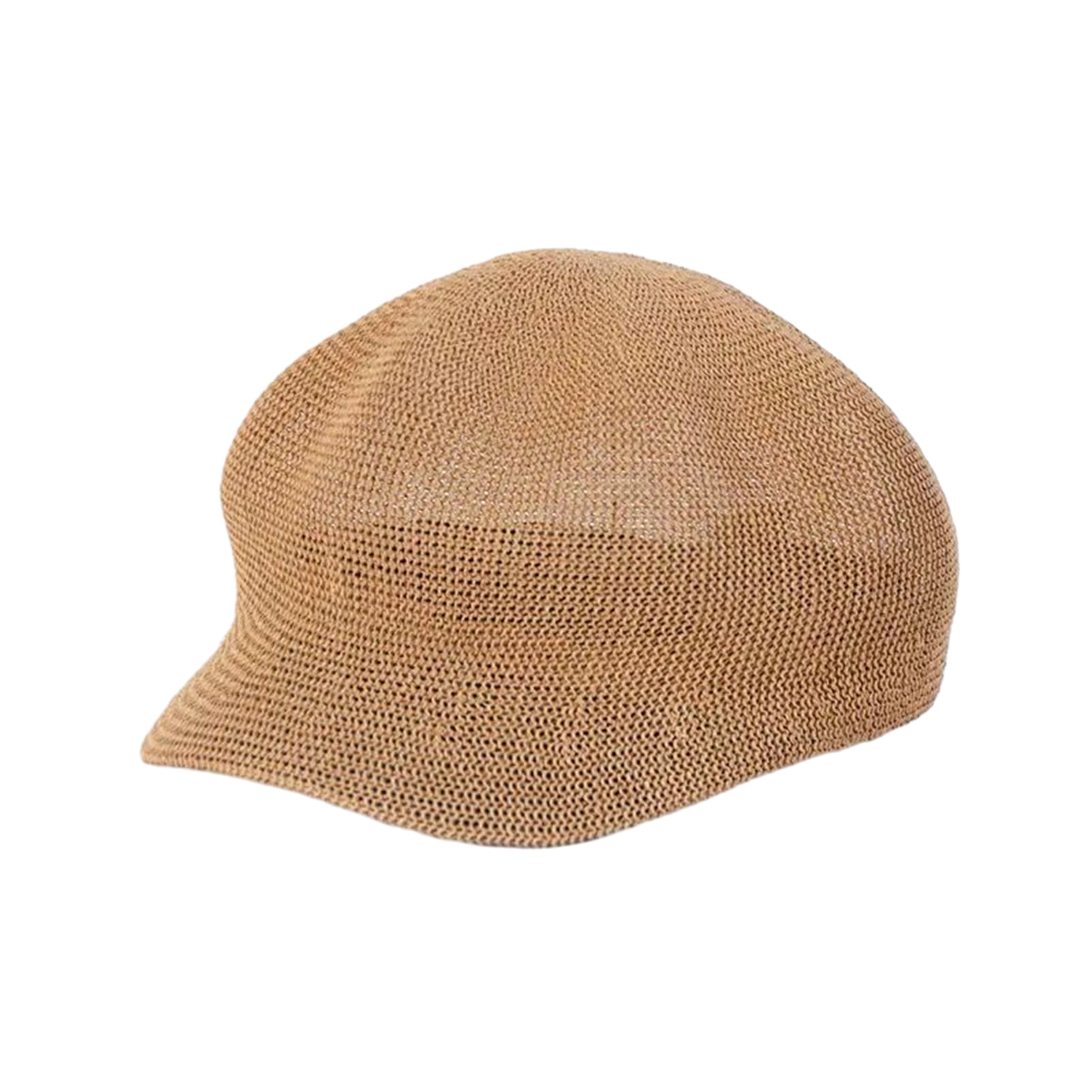 5873 Summer Beret Hats For Women Straw Beret Hats Artist Painter Hat Visor Womens Summer Beret Hat French Style Hollow-Out Vintage  main image 3