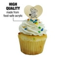 thumbnail image 3 of I Love My Morkie Morkshire Terrier Heart Love Cupcake Picks Toppers Decoration Set of 6, 3 of 6