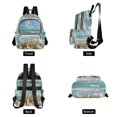 thumbnail image 2 of JIALIOU Mini Backpack Purse for Women Quilted Casual Daypack Small Travel Shoulder Bag, Starfish Conch Sea, 2 of 7