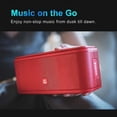 thumbnail image 6 of Bluetooth Speakers, DOSS SoundBox Touch Portable Wireless Bluetooth Speakers with 12W HD Sound and Bass, IPX5 Waterproof, 20H Playtime,Touch Control, Handsfree, Speakers for Home,Outdoor,Travel- Red, 6 of 7