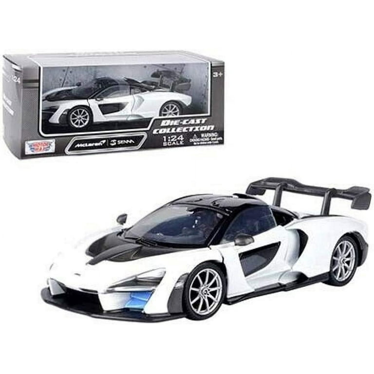 McLaren Senna ミニカー ホワイト/ブラック McLaren Senna White and Black 1/24 Diecast Model Car by