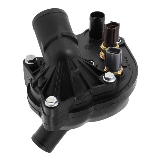 Conjunto de Carcasa de Termostato Interno del Motor de Refrigerante del Coche Unique Bargains No.YU3Z8A586AA para Ford Explorer 4.0L V6 1997-2001 Plástico Negro Duradero