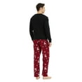 thumbnail image 2 of Apparonia Pijamas a Juego de Algodón para Parejas, Top de Manga Larga y Pantalones Largos, Conjuntos de Pijamas, Cuadros Navideños M M, 2 of 7