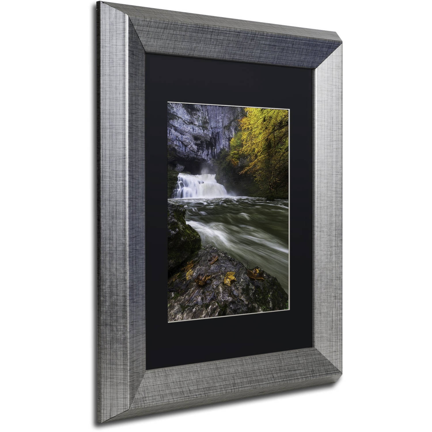 Trademark Fine Art "Perfect Harmony" Canvas Art by Mathieu Rivrin, Black Matte, Silver Frame