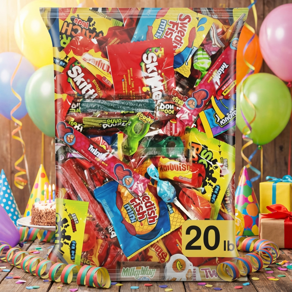 Ultimate Party Mix, Assorted Individually Wrapped Candy-20 pound