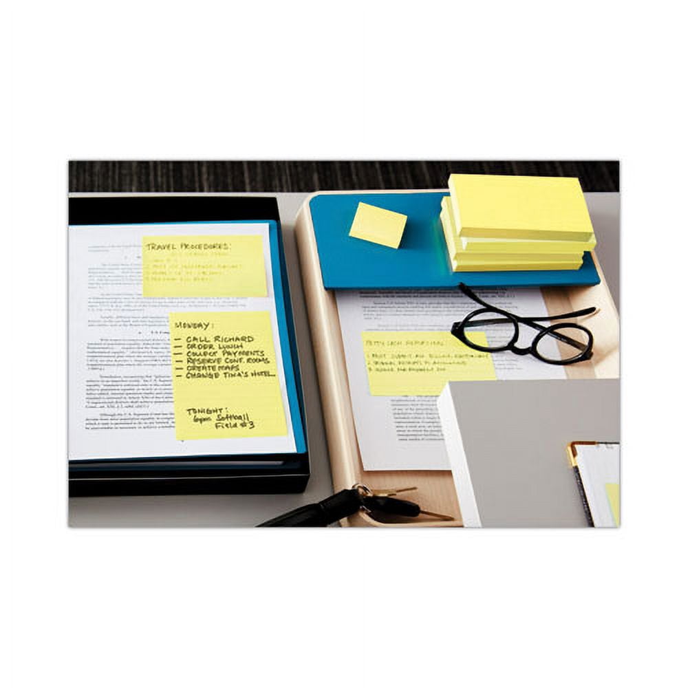 Original Pads in Beachside Cafe Collection Colors, Note Ruled, 4" x 6", 100 Sheets/Pad, 5 Pads/Pack | Bundle of 10 Packs