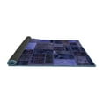 thumbnail image 2 of Ahgly Company Indoor Round Oriental Blue Modern Area Rugs, 5' Round, 2 of 4