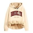 thumbnail image 5 of Women's Winter Pile Thickened Warm Solid Color Color Cardigan Sherbet Hooded Sweatshirt Jacket Pants Two Piece Set Dresses for Grandmother of The Bride Dressy Romper Women Snowsuit Womens Tall Snow, 5 of 8