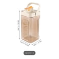 thumbnail image 2 of KAKOWELY Liquid Containers For Fridge Large Capacity Water Pitcher Plastic Refrigeration Home Use 1Pcs, 2 of 8