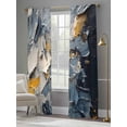 thumbnail image 4 of Abstract Ombre Sheer Curtains 96 Inch Length 2 Panels Set, Modern Farmhouse Chic Oil Painting Voile Window Treatment Semi Sheer Long Curtains Drapes for Bedroom/Living Room/Kitchen 52"x96"x2, 4 of 7