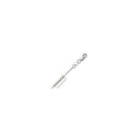 Jewelryweb 14k White Gold Box Chain Necklace