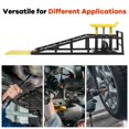 thumbnail image 3 of Wisykoke 2 PCS Hydraulic Car Ramp, 5T/12000 LBS Heavy-Duty Car Ramp, Portable Car Ramps for Oil Changes, 9.45"-13.78" Lifts, Car Lifts for Home Garage, Vehicle Auto Garage Repair, 3 of 7