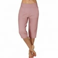 thumbnail image 5 of ShiShine Women's Capri Pants Wide Leg High Waist Yoga Leggings Pants with Pockets, 5 of 8