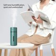 thumbnail image 4 of Christmas Clearance! QLEICOM Humidifiers for Bedroom, 260ml Small Cool Mist Humidifiers Angle Adjustable, Auto Shut-Off, LED Light, Humidifiers for Home Office Car Bedroom Nursery Indoor (Green), 4 of 8