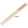 thumbnail image 6 of Hloma 10 Pairs Floral Print Chopsticks Non-slip Good Grip Food Grade Eco-friendly Eating Reusable Chinese Classic Wooden Chopsticks for Dining Room, 6 of 8