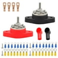 thumbnail image 3 of HILABEE Black and Red Distribution Stud Junction Post ,Power Distribution Terminal Block M6, 3 of 9