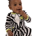 thumbnail image 3 of Halloween Beetlejuice Baby Boys or Girls Footed Sleep N Play Pajamas and Bib Set, 2-Piece, Sizes 0M-9M, 3 of 11