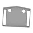 thumbnail image 3 of kowaku Plastic Walker Tray Storage Table Mobility Basket for Meals Reading Easy Install gray, 3 of 8