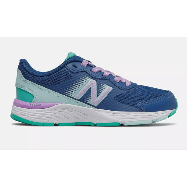 New Balance - New Balance Unisex 680v6 Running Shoe, Kids, Blue/Purple ...