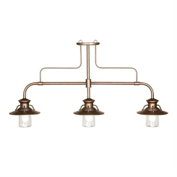 60 in. Edison Three-Light Billiard Light