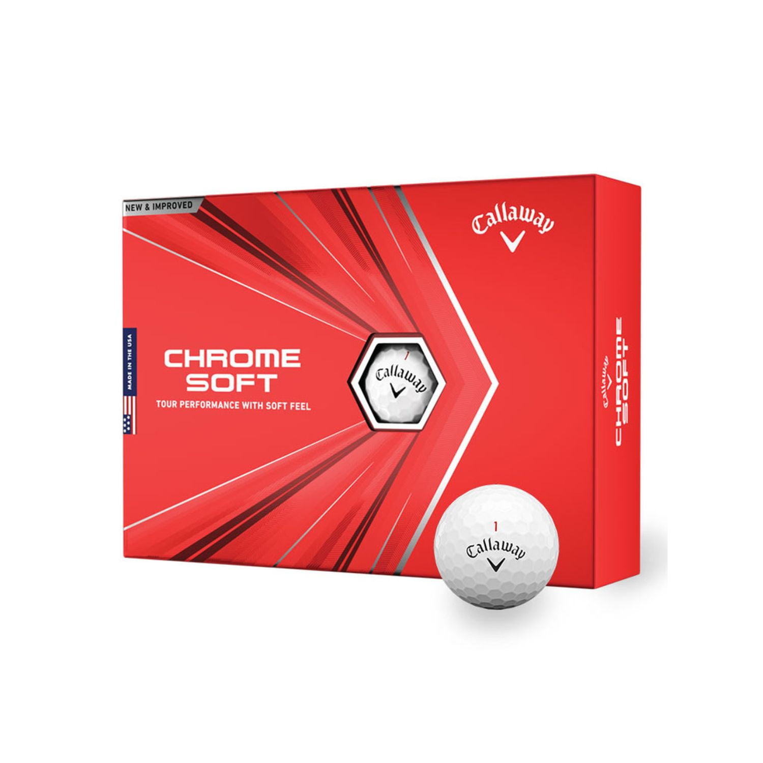 callaway chrome soft white golf balls