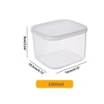 thumbnail image 1 of Large Capacity Transparent Refrigerator Storage Boxes - Airtight Kitchen Containers for Fruits, Vegetables & Dry Food Organization, 1 of 2
