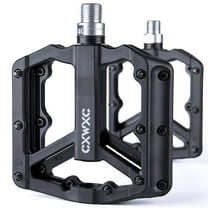 CXWXC Mountain Bike PedalsLightweight Nylon Fiber Bicycle Flat Pedals for MTB 9/16 inches