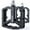 BLACK, variant on CXWXC Mountain Bike PedalsLightweight Nylon Fiber Bicycle Flat Pedals for MTB 9/16 inches