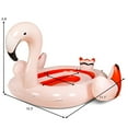 thumbnail image 5 of Topbuy 6-Person Inflatable Bird Island Party Flamingo Floating Island With Electric Pump, 5 of 10