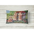 thumbnail image 2 of Carolines Treasures 7351PW1216 Apple Helper Corgis Fabric Decorative Pillow , 12H x16W, multicolor, 2 of 3