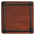 thumbnail image 3 of Kee 36" Square Folding Breakroom Table in Maple/ Black, 3 of 7