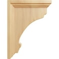 thumbnail image 3 of Ekena Millwork 2 1/2"W x 6"D x 8"H Medium Thompson Wood Bracket, Red Oak (4-Pack), 3 of 4