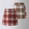 thumbnail image 5 of Ardorlove Girls A-Line Wool Mini Skirt with Liner for Girls Elastic High Waisted Skirt 2-16Y, 5 of 5